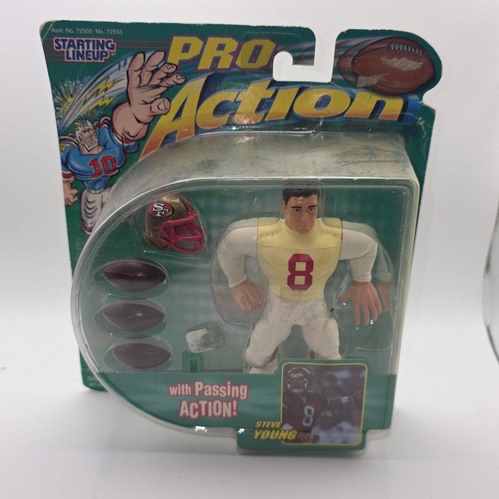Vintage NFL‎ Steve Young 1999 Pro Action Football Starting Lineup Action Figure
